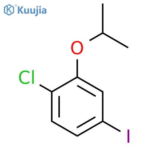 1-Chloro-4-iodo-2-isopropoxybenzene structure