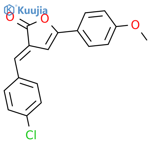 2(3H)-Furanone, 3-[(4-chlorophenyl)methylene]-5-(4-methoxyphenyl)- structure
