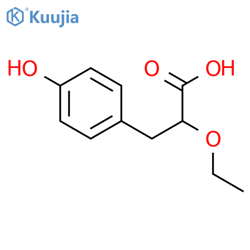 (S)-2-Ethoxy-3-(4-hydroxyphenyl)propionic Acid structure