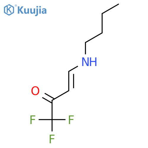 3-Buten-2-one, 4-(butylamino)-1,1,1-trifluoro- structure