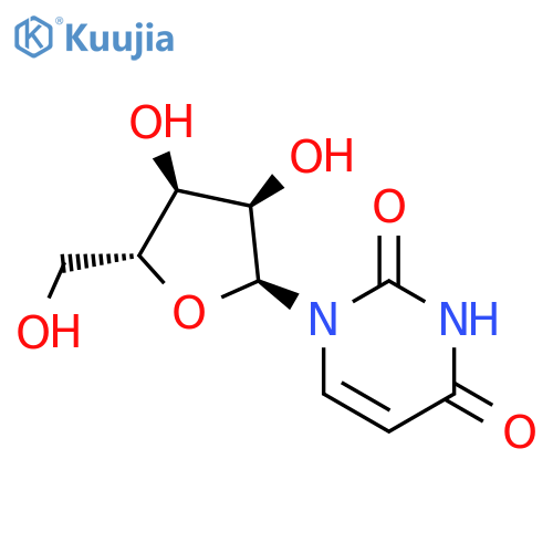 1-(a-D-ribofuranosyl)uracil structure