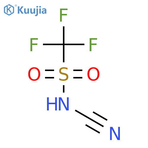 Methanesulfonamide,N-cyano-1,1,1-trifluoro- structure