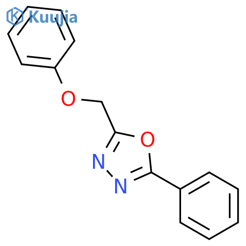 2-(phenoxymethyl)-5-phenyl-1,3,4-oxadiazole structure