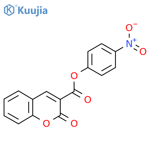 4-nitrophenyl 2-oxo-2H-chromene-3-carboxylate structure
