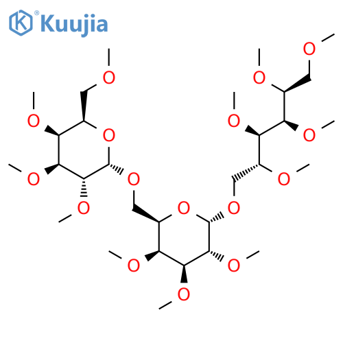 (2R,3S,4S,5R,6S)-3,4,5-Trimethoxy-2-(methoxymethyl)-6-[[(2R,3S,4S,5R,6S)-3,4,5-trimethoxy-6-[(2R,3R,4R,5S)-2,3,4,5,6-pentamethoxyhexoxy]oxan-2-yl]methoxy]oxane structure