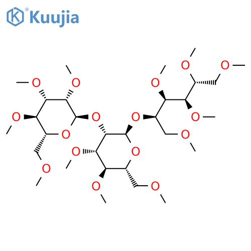 (2R,3R,4S,5S,6R)-3,4-Dimethoxy-2-(methoxymethyl)-6-[(2R,3R,4R,5R)-1,3,4,5,6-pentamethoxyhexan-2-yl]oxy-5-[(2R,3S,4S,5R,6R)-3,4,5-trimethoxy-6-(methoxymethyl)oxan-2-yl]oxyoxane structure