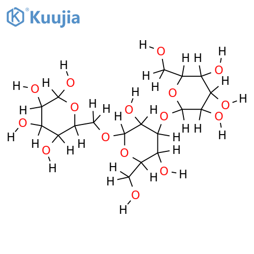 alphaalpha-D-Glucopyranosyl-(1?3)-alpha-D-glucopyranosyl-(1?6)-D-glucose structure