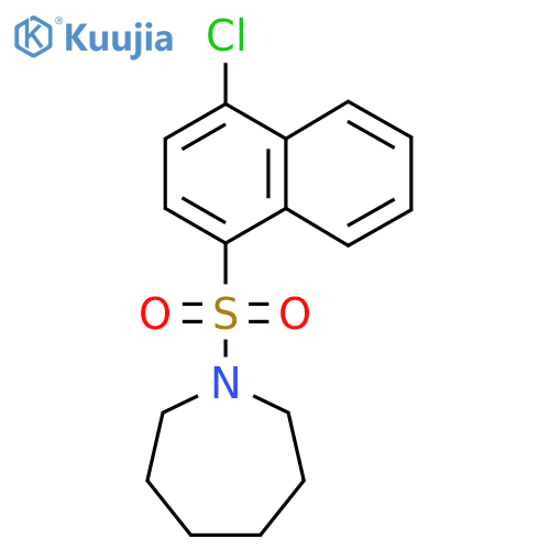1-(4-chloronaphthalen-1-yl)sulfonylazepane structure