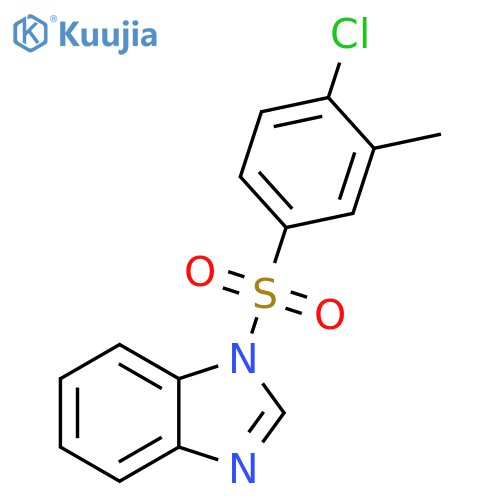 1-(4-chloro-3-methylbenzenesulfonyl)-1H-1,3-benzodiazole structure