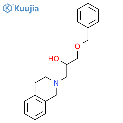 1-(benzyloxy)-3-(1,2,3,4-tetrahydroisoquinolin-2-yl)propan-2-ol structure