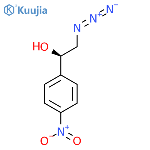 (1R)-2-azido-1-(4-nitrophenyl)ethan-1-ol structure