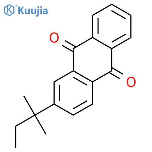 2-(1,1-dimethylpropyl)anthraquinone structure