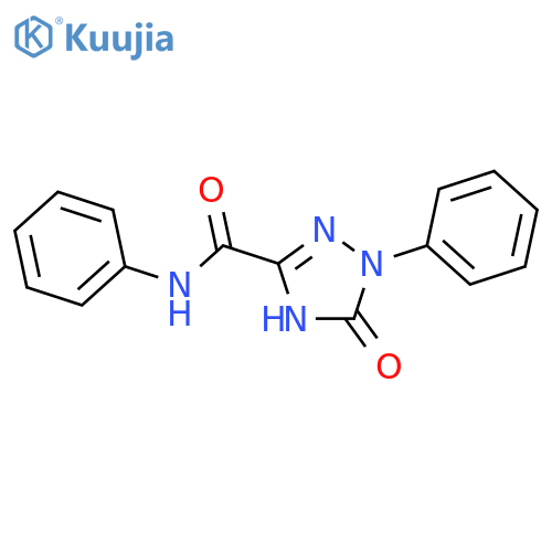 1H-1,2,4-Triazole-3-carboxamide,2,5-dihydro-5-oxo-N,1-diphenyl- structure