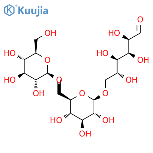 (2R,3S,4R,5R)-2,3,4,5-Tetrahydroxy-6-[(2R,3R,4S,5S,6R)-3,4,5-trihydroxy-6-[[(2R,3R,4S,5S,6R)-3,4,5-trihydroxy-6-(hydroxymethyl)oxan-2-yl]oxymethyl]oxan-2-yl]oxyhexanal structure
