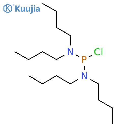 Phosphorodiamidous chloride, tetrabutyl- structure