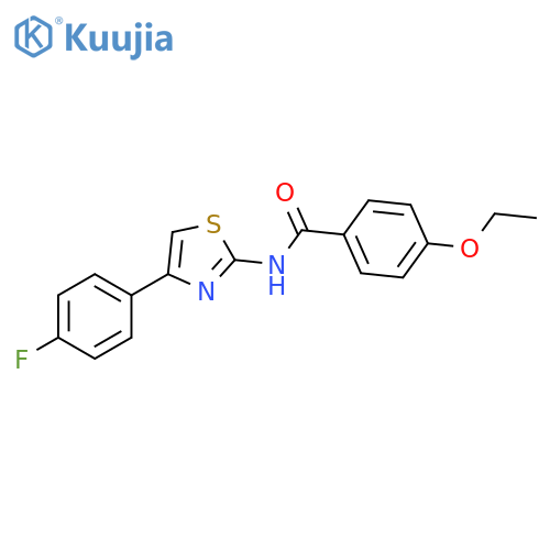 4-ethoxy-N-4-(4-fluorophenyl)-1,3-thiazol-2-ylbenzamide structure
