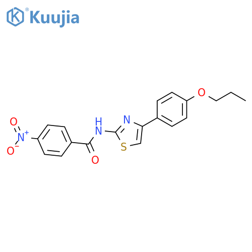 4-nitro-N-4-(4-propoxyphenyl)-1,3-thiazol-2-ylbenzamide structure