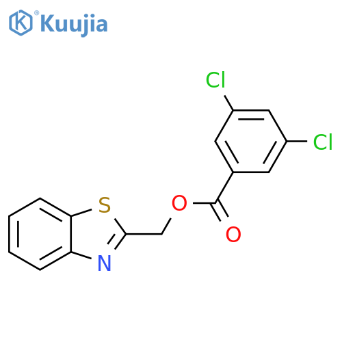 (1,3-benzothiazol-2-yl)methyl 3,5-dichlorobenzoate structure
