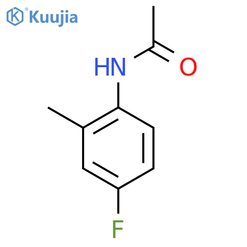 N-(4-Fluoro-2-methylphenyl)acetamide structure
