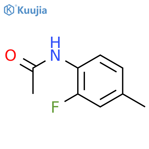 N-(2-Fluoro-4-methylphenyl)acetamide structure