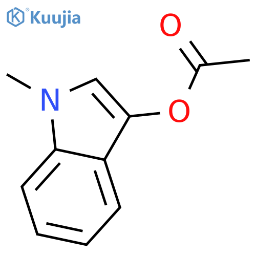 (1-methylindol-3-yl) acetate structure
