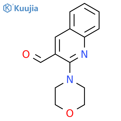 2-(morpholin-4-yl)quinoline-3-carbaldehyde structure