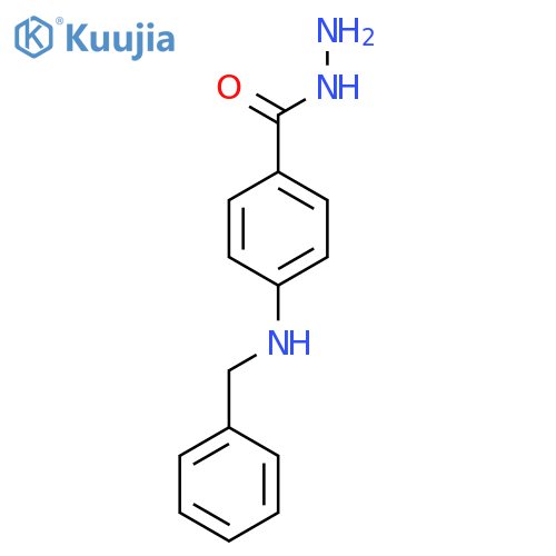4-(Benzylamino)benzohydrazide structure