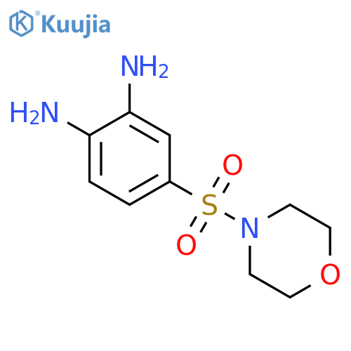 4-(morpholine-4-sulfonyl)benzene-1,2-diamine structure