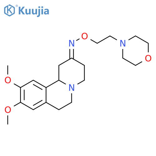 (2Z)-9,10-dimethoxy-N-[2-(morpholin-4-yl)ethoxy]-1,3,4,6,7,11b-hexahydro-2H-pyrido[2,1-a]isoquinolin-2-imine structure