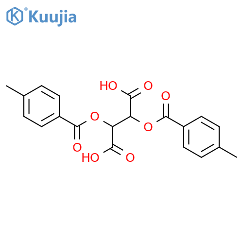 (+)-O,O’-Di-p-toluoyl-D-tartaric Acid structure