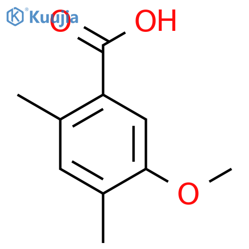 2,4-Dimethyl-5-methoxybenzoic acid structure