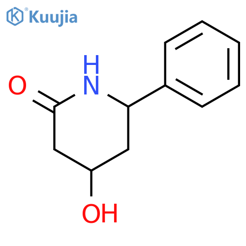 2-Piperidinone, 4-hydroxy-6-phenyl-, (4R,6R)- structure