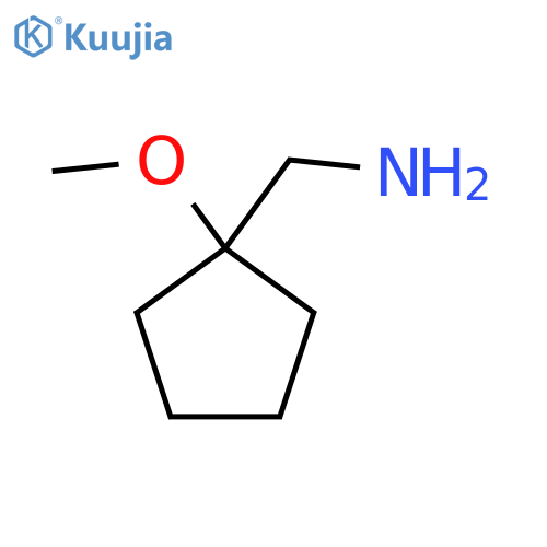 (1-Methoxycyclopentyl)methanamine structure