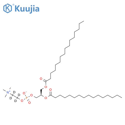 (2R)-2,3-Bis(hexadecanoyloxy)propyl 2-(trimethylazaniumyl)(~2~H_4_)ethyl phosphate structure
