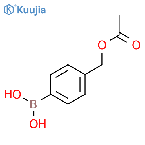 (4-Acetoxymethyl)phenylboronic acid structure