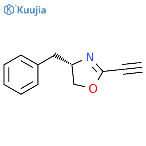 Oxazole, 2-ethynyl-4,5-dihydro-4-(phenylmethyl)-, (4S)- structure