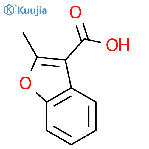 2-Methylbenzofuran-3-carboxylic acid structure