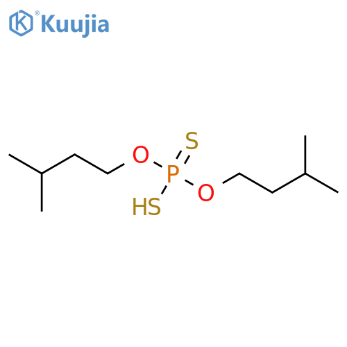 1-Butanol, 3-methyl-,1,1'-(hydrogen phosphorodithioate) structure