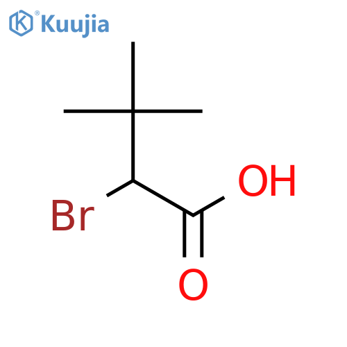 (S)-(-)-2-Bromo-3-methylbutyric acid structure