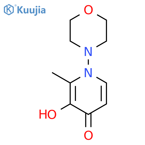 3-Hydroxy-2-methyl-1-(morpholin-4-yl)pyridin-4(1H)-one structure