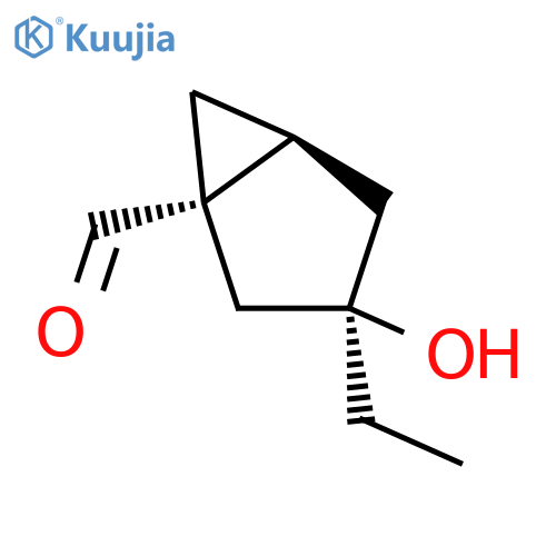 Bicyclo[3.1.0]hexane-1-carboxaldehyde,3-ethyl-3-hydroxy-, (1S,3R,5S)- structure