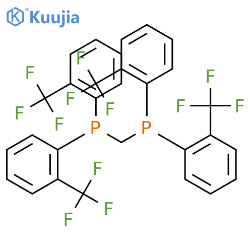 Phosphine, methylenebis[bis[2-(trifluoromethyl)phenyl]- structure