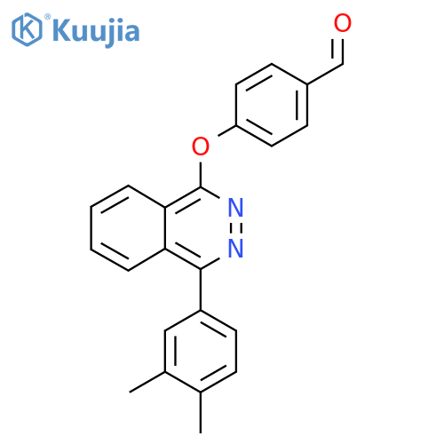 4-[4-(3,4-Dimethylphenyl)phthalazin-1-yl]oxybenzaldehyde structure