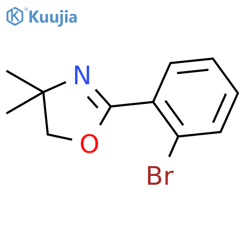 2-(2-Bromophenyl)-4,5-dihydro-4,4-dimethyloxazole structure