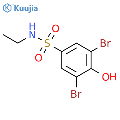 Benzenesulfonamide, 3,5-dibromo-N-ethyl-4-hydroxy- structure
