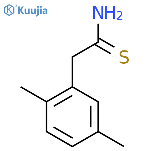 2-(2,5-Dimethylphenyl)ethanethioamide structure