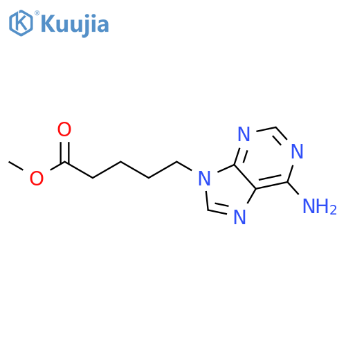 methyl 5-(6-amino-9H-purin-9-yl)pentanoate structure
