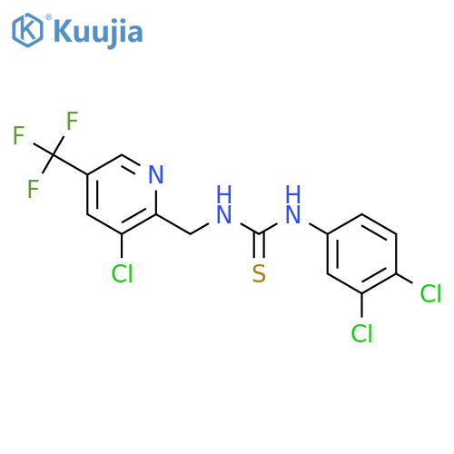 1-((3-Chloro-5-(trifluoromethyl)pyridin-2-yl)methyl)-3-(3,4-dichlorophenyl)thiourea structure