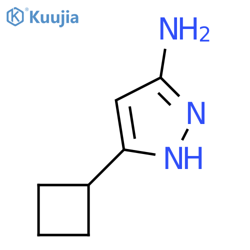 3-cyclobutyl-1H-pyrazol-5-amine structure