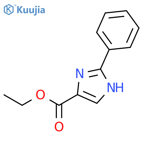 Ethyl 2-phenyl-1H-imidazole-5-carboxylate structure